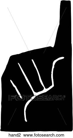 Hand 2 View Large Clip Art Graphic Clipart - Hand 2. Fotosearch