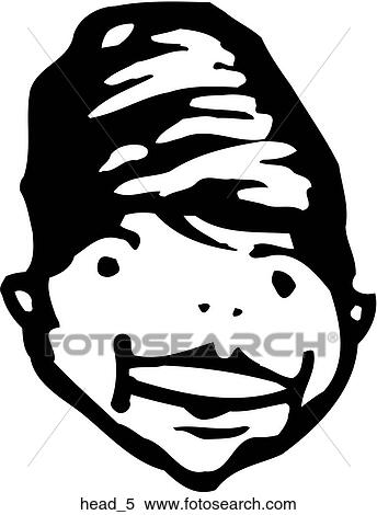 Clipart - Head 5. Fotosearch