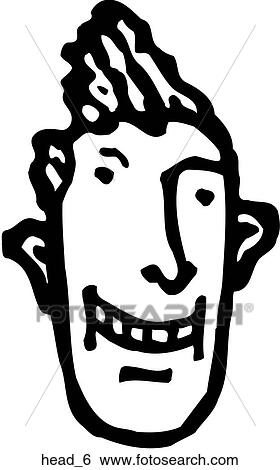 Head 6 View Large Clip Art Graphic Clip Art - Head 6. Fotosearch