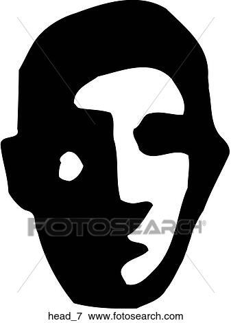 Clip Art - Head 7. Fotosearch