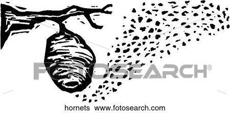 Hornets View Large Clip Art Graphic Clip Art - Hornets. Fotosearch