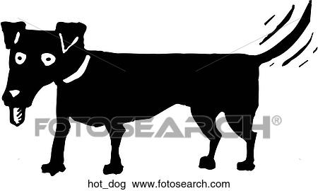 Hot Dog View Large Clip Art Graphic Clipart - Hot Dog. Fotosearch