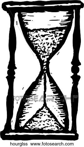 Hour Glass View Large Clip Art Graphic Clip Art - Hour Glass. Fotosearch