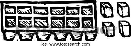 Ice View Large Clip Art Graphic Clipart - Ice. Fotosearch