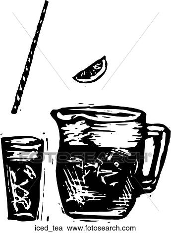 Clipart - Iced Tea. Fotosearch