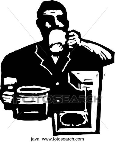 Java View Large Clip Art Graphic Clipart - Java. Fotosearch