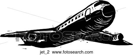 Clipart - Jet 2. Fotosearch