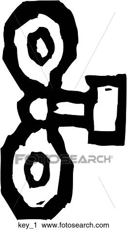 Clipart - Key 1. Fotosearch