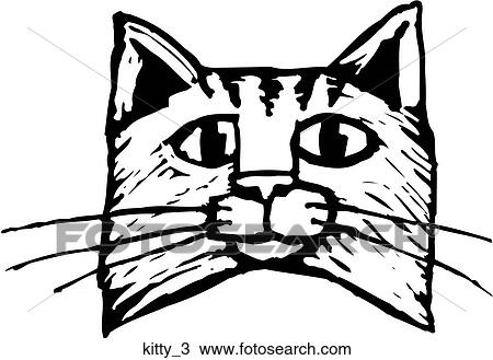 Clipart - Kitty 3. Fotosearch