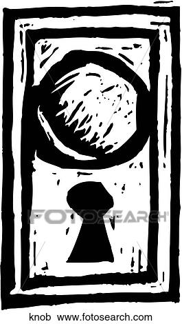 Knob View Large Clip Art Graphic Clipart - Knob. Fotosearch