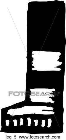 Leg 5 View Large Clip Art Graphic Clipart - Leg 5. Fotosearch