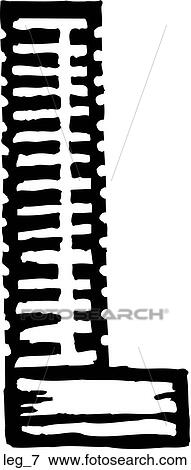 Leg 7 View Large Clip Art Graphic Clip Art - Leg 7. Fotosearch