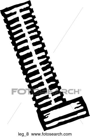Leg 8 View Large Clip Art Graphic Clip Art - Leg 8. Fotosearch