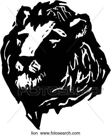 Clipart - Lion. Fotosearch