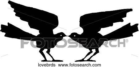 Clip Art - Love Birds. Fotosearch