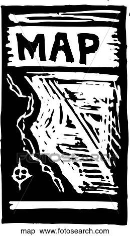 Clipart - Map. Fotosearch