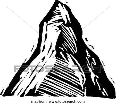 Clipart - Matterhorn. Fotosearch