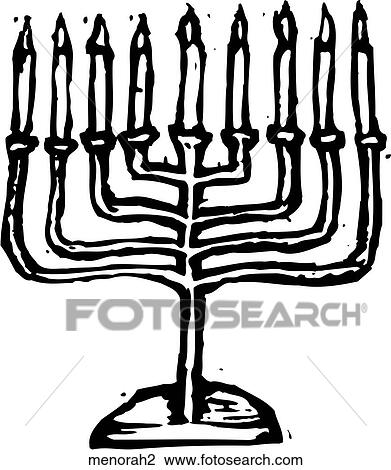 Clipart - Menorah 2. Fotosearch