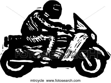Clipart - Motorcycle. Fotosearch