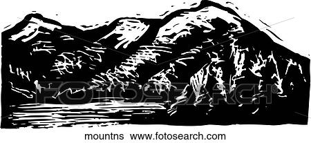 Clip Art - Mountains. Fotosearch