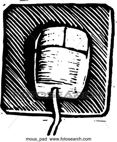 Clipart - Mouse/Pad. Fotosearch