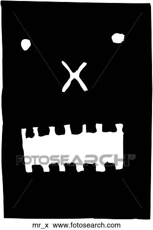 Clip Art - Mr X. Fotosearch