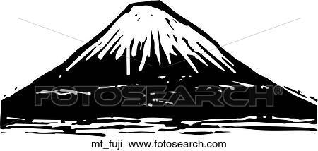 Clipart - Mt Fuji. Fotosearch
