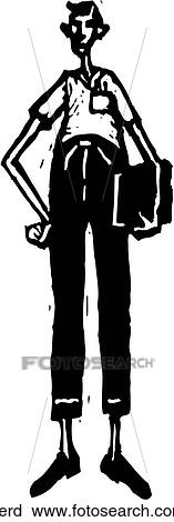 Nerd View Large Clip Art Graphic Clipart - Nerd. Fotosearch