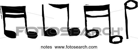 Notes View Large Clip Art Graphic Clip Art - Notes. Fotosearch
