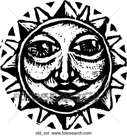 Old Sol View Large Clip Art Graphic Clipart - Old Sol. Fotosearch