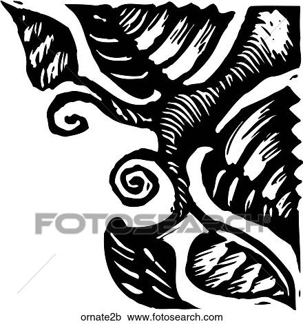 Ornate 2b View Large Clip Art Graphic Clipart - Ornate 2b. Fotosearch