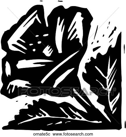 Clipart - Ornate 5c. Fotosearch