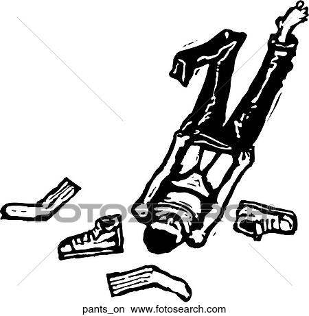 Clipart - Pants On. Fotosearch