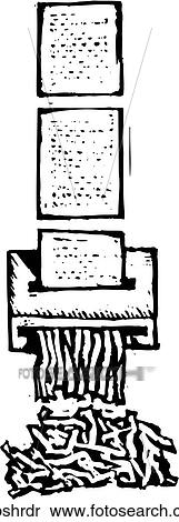 Paper Shredder View Large Clip Art Graphic Clipart - Paper Shredder. Fotosearch