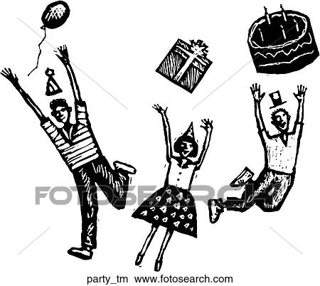 Clipart - Party Time. Fotosearch