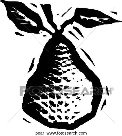 Pear View Large Clip Art Graphic Clipart - Pear. Fotosearch