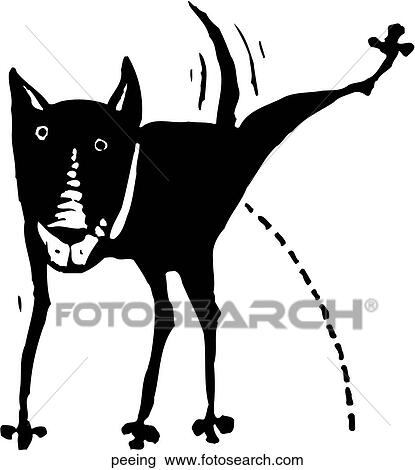 Peeing View Large Clip Art Graphic Clipart - Peeing. Fotosearch