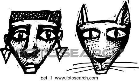 Pet/Owner 1 View Large Clip Art Graphic Clipart - Pet/Owner 1. Fotosearch