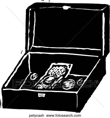 Petty Cash View Large Clip Art Graphic Clipart - Petty Cash. Fotosearch