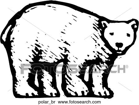 Clipart - Polar Bear. Fotosearch