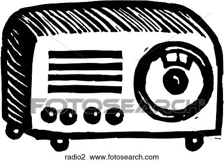 Radio 2 View Large Clip Art Graphic Clipart - Radio 2. Fotosearch