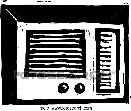 Radio View Large Clip Art Graphic Clipart - Radio. Fotosearch