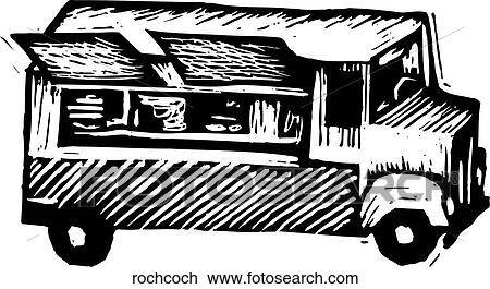 Roach Coach View Large Clip Art Graphic Clipart - Roach Coach. Fotosearch