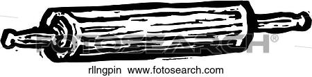 Clipart - Rolling Pin. Fotosearch