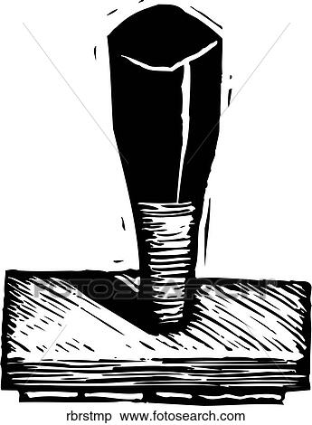 Clipart - Rubber Stamp. Fotosearch