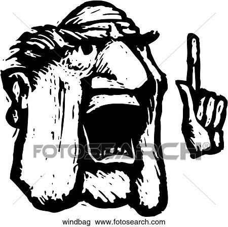 Senator Windbag View Large Clip Art Graphic Clipart - Senator Windbag. Fotosearch