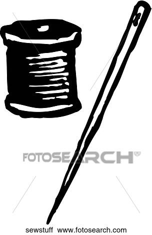 Clipart - Sewing Stuff. Fotosearch