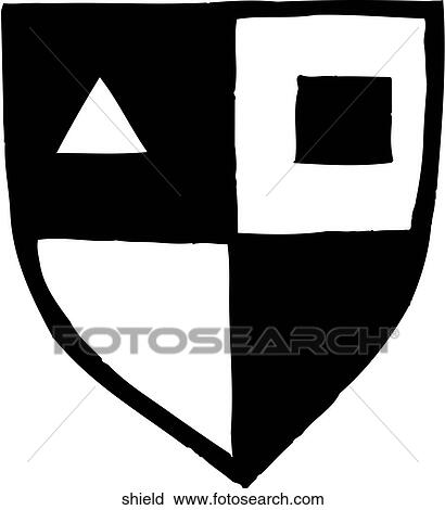 Shield View Large Clip Art Graphic Clipart - Shield. Fotosearch