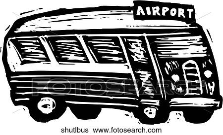 Clip Art - Shuttle Bus. Fotosearch