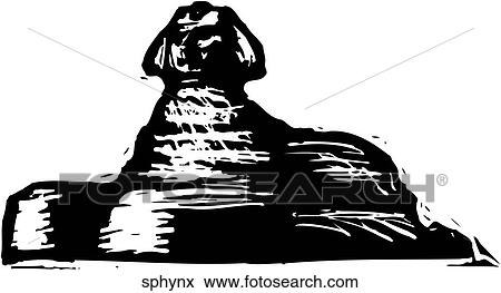 Clip Art - Sphinx. Fotosearch